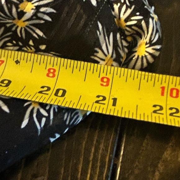 1/2off Rushed front with tie sleeveless Sam Edelman dress 14 daisy print - Picture 12 of 12